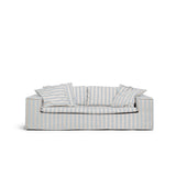 Luca Original 2-seter sofa Stripete Lyseblå