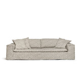 Luca Grande 3-seters sofa prikkete svart