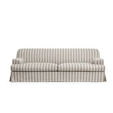 Frances 3-seter sofa stripete brun