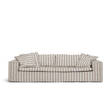 Luca Grande 3-seters sofa stripete brun