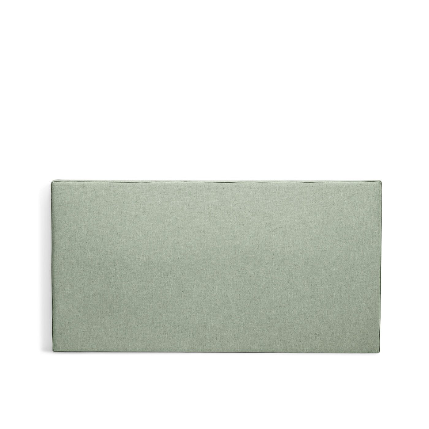 Bella Sänggavel Pistage stoppad sänggavel i grön linne från Melimeli