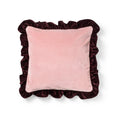 Putetrekk Volang Dusty Pink/Ruby Red 50x50 cm