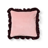 Putetrekk Volang Dusty Pink/Ruby Red 50x50 cm